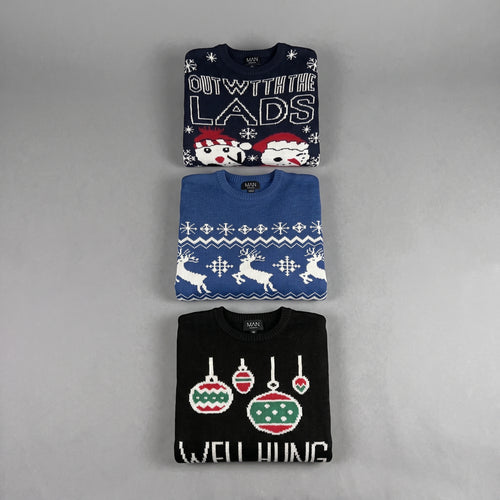 BOOHOOMAN Xmas Jumper Box