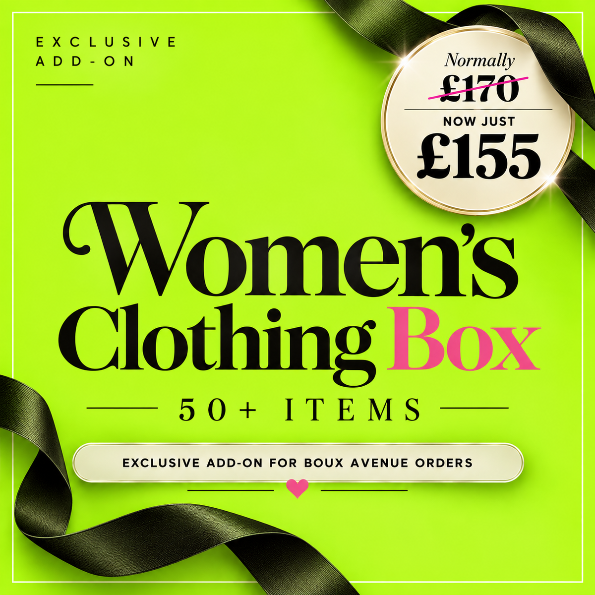 50 x WOMEN'S BOX (ADD-ON)