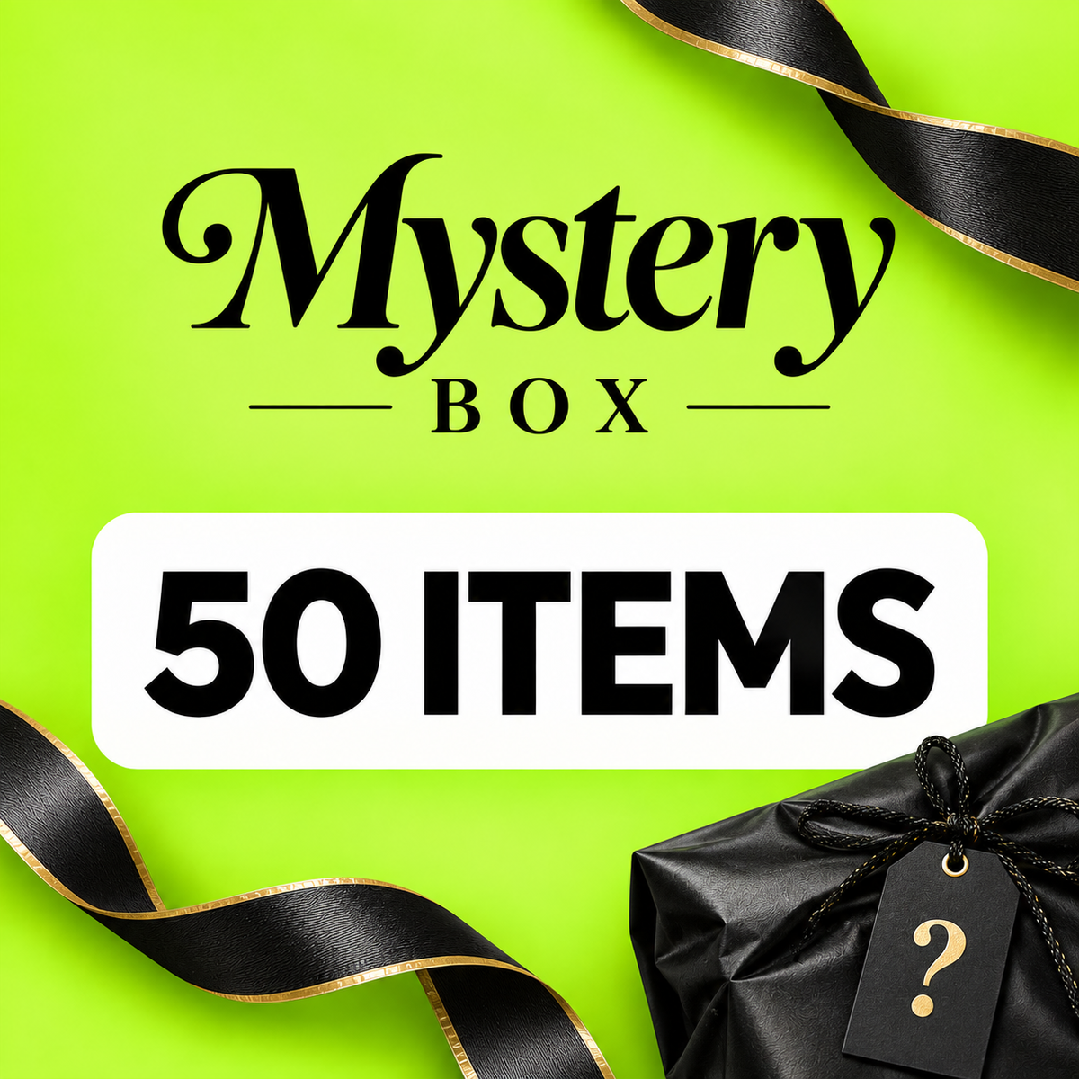 MYSTERY EXTRA · 50+ ITEMS
