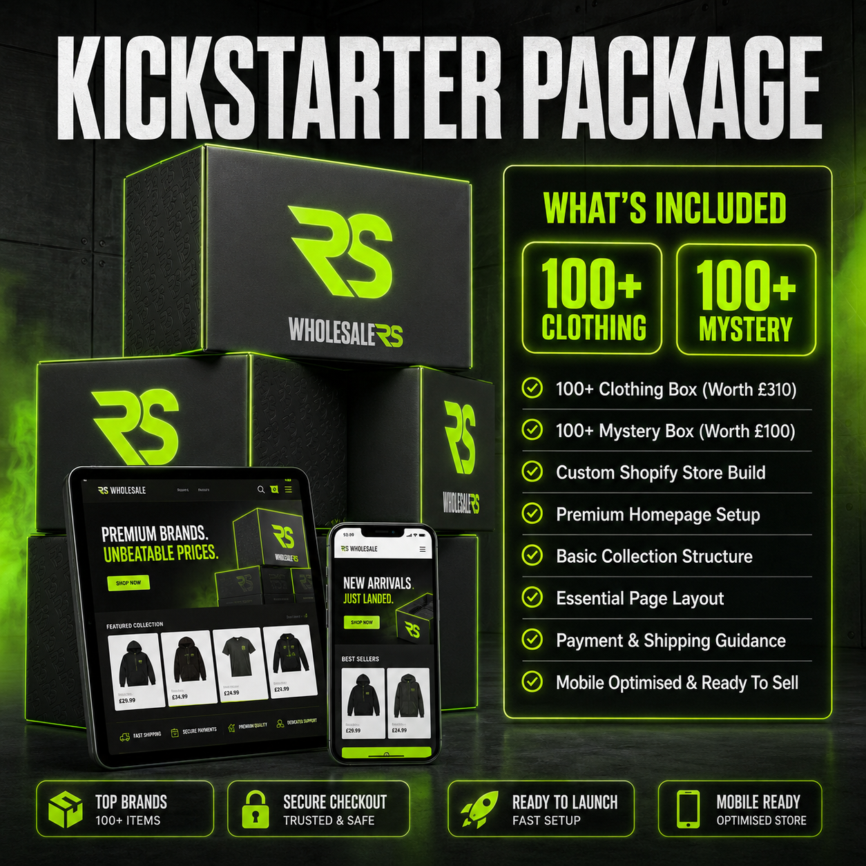 RS LAUNCH PACKAGE | KICKSTARTER