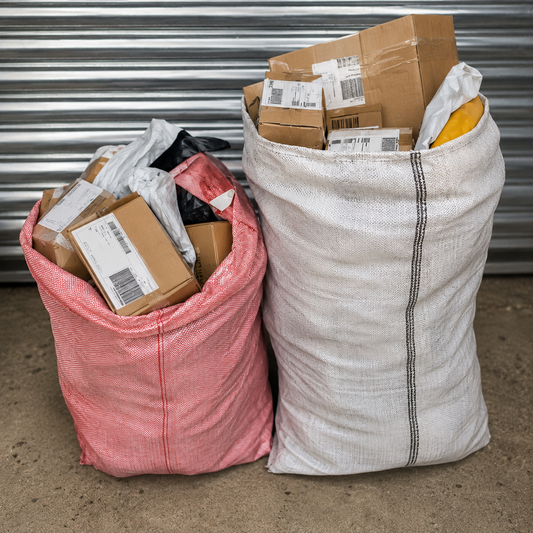 Undelivered Mail Sacks | 50 Mixed Parcels Per Sack | Minimum 2 Sacks