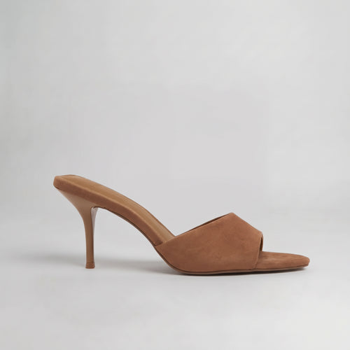 SCHUH - Sweet Point Mule Heeled Sandal - Tan