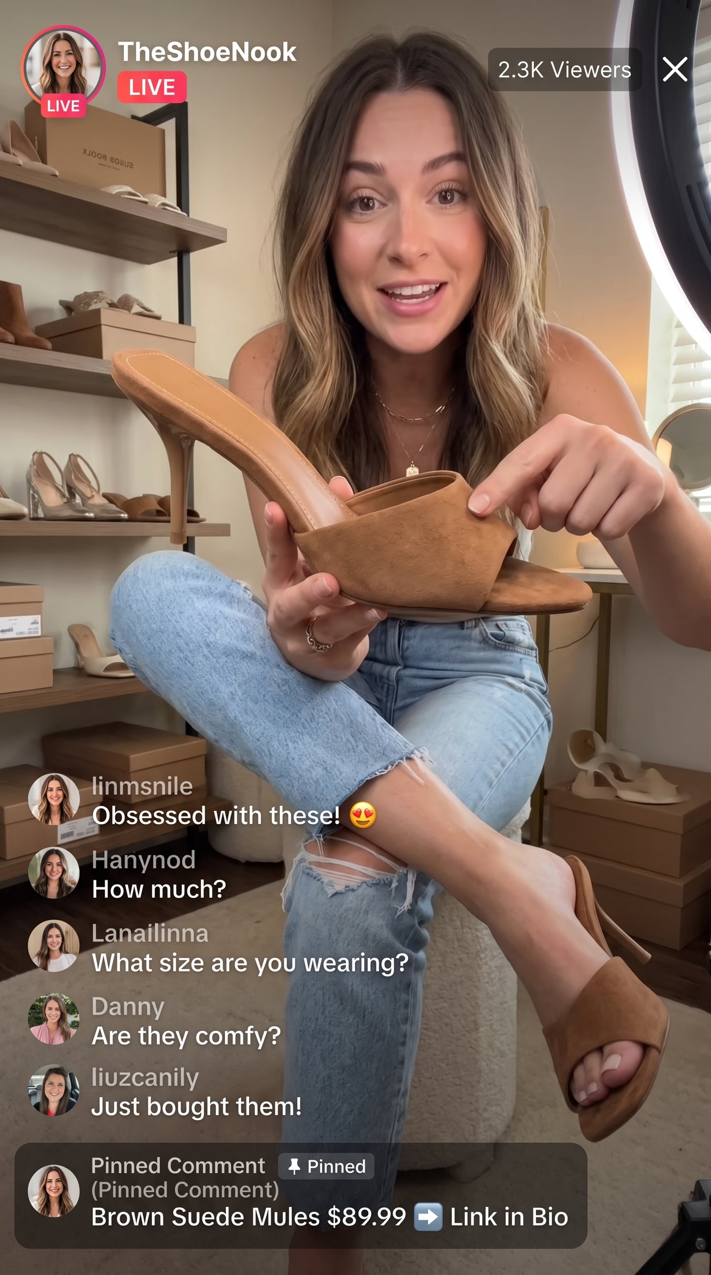 SCHUH | SWEET POINT MULE HEELED SANDAL | TAN
