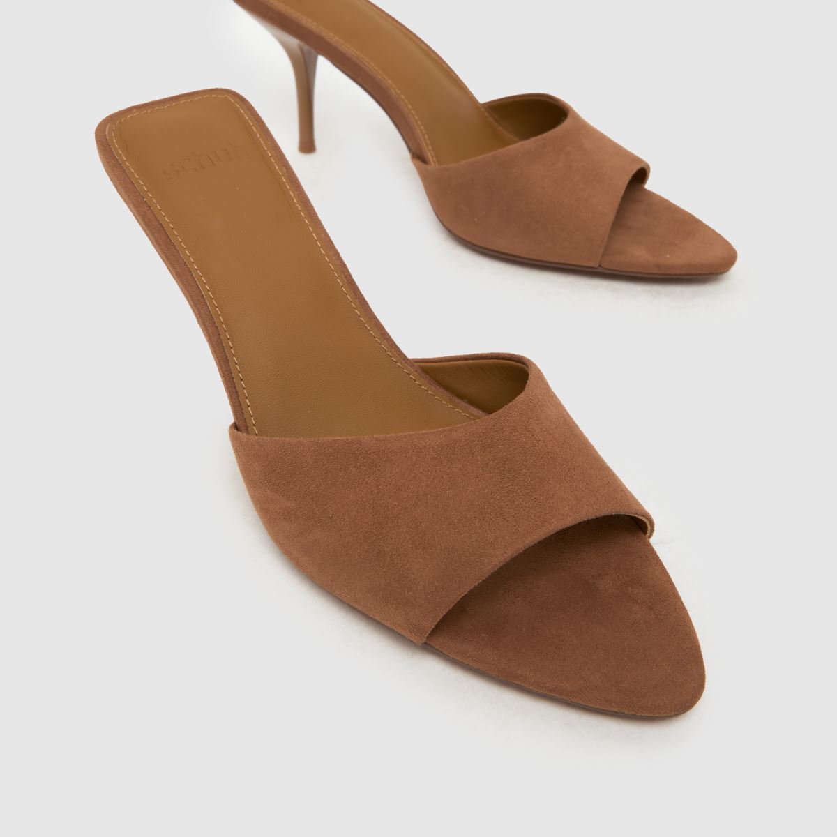 SCHUH | SWEET POINT MULE HEELED SANDAL | TAN